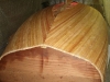 Planking ready for closure using wider plank
